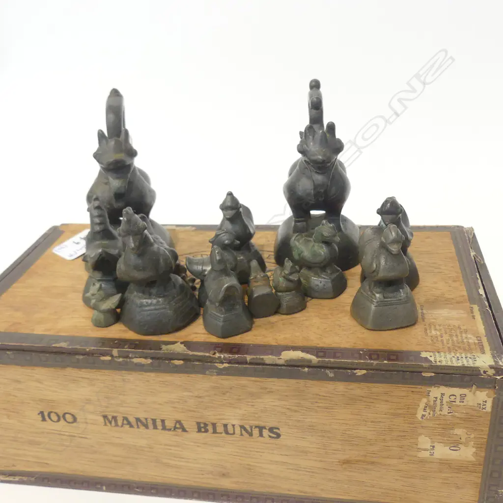14 BURMESE OPIUM WEIGHTS Image 1++