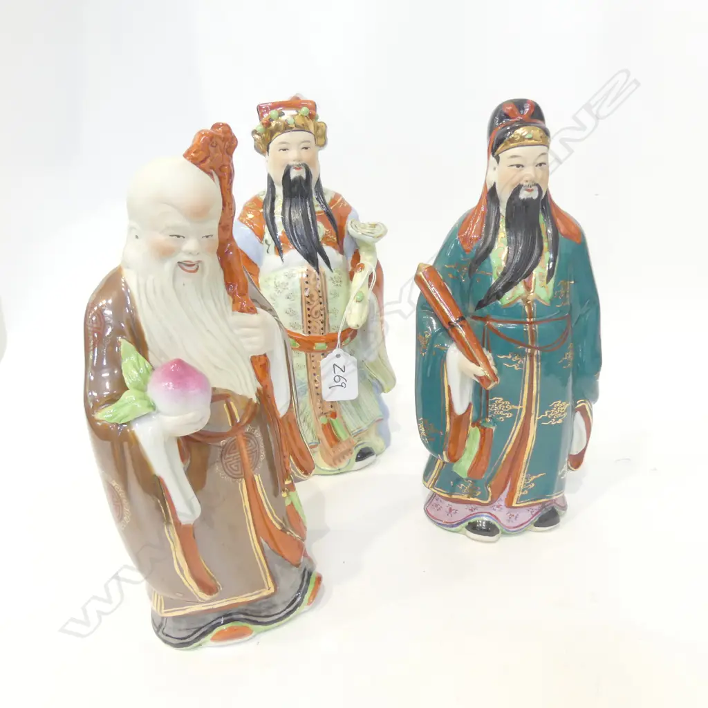 3 ORIENTAL FIGURES ONE AF 250MM H Image 1++