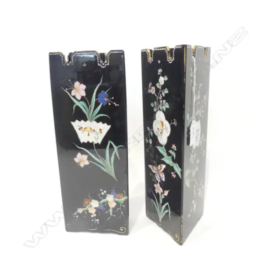 PR VICTORIAN GLASS VASES