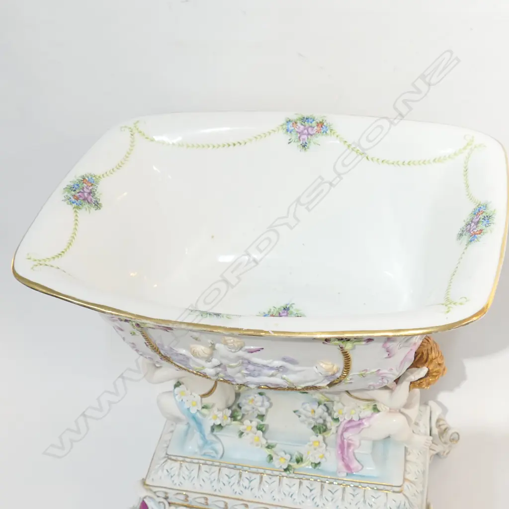 LARGE DRESDEN STYLE LIMOGES BOWL Image 1++