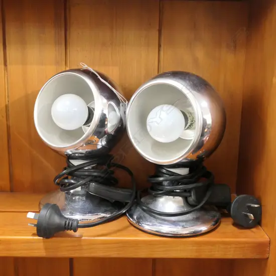 PR ITALIAN 'LUCI' DESIGNER GLOBE SIDE LIGHTS H.190mm