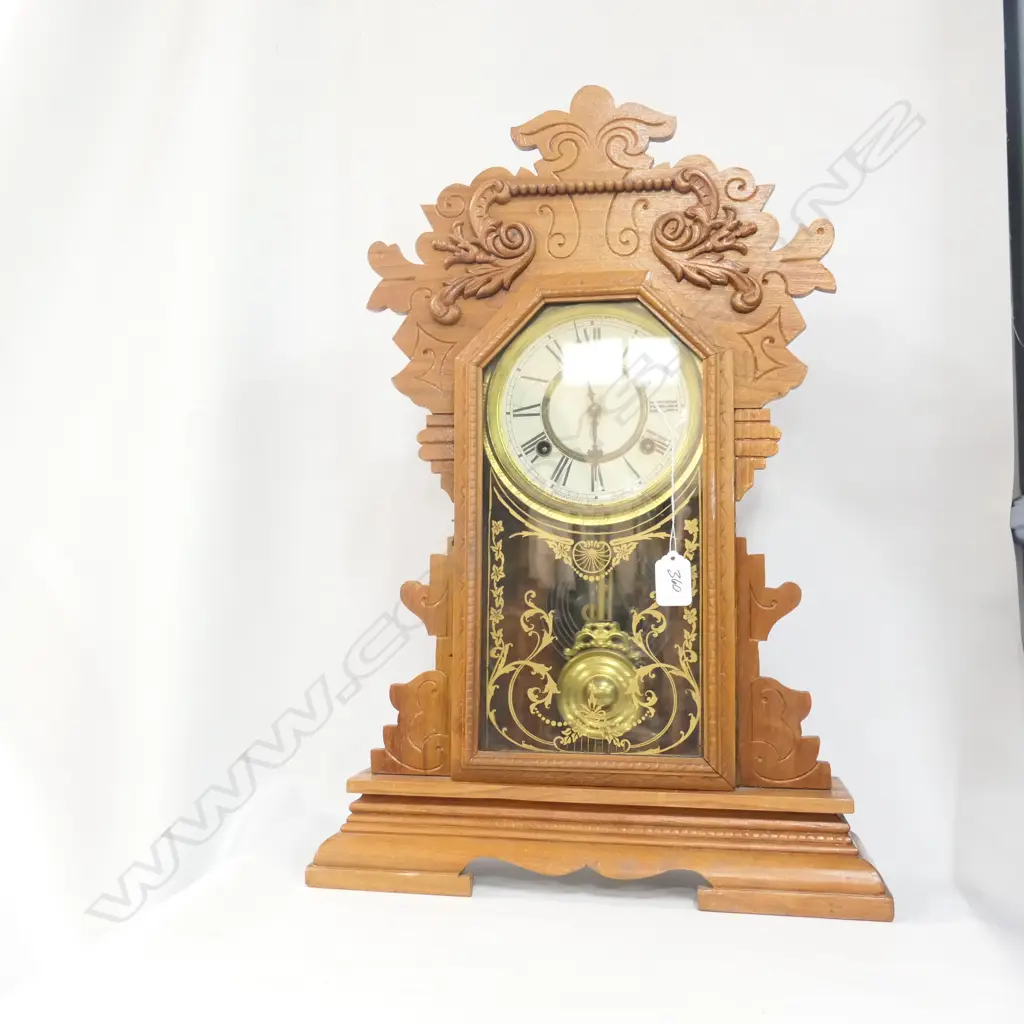 WATERBURY GINGER BREAD CLOCK H 570 MM Image 1++