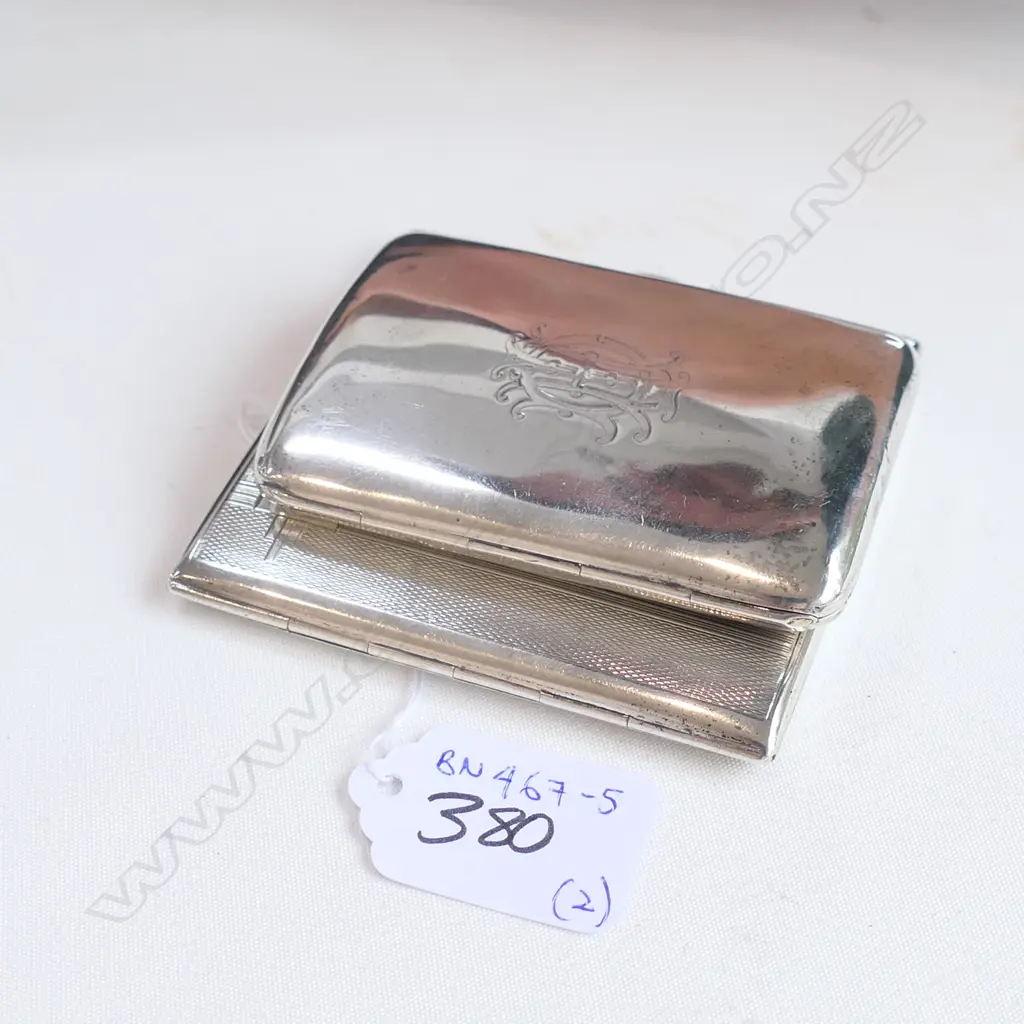 TWO STERLING CARD CASES (BIRMINGHAM)  Image 1++