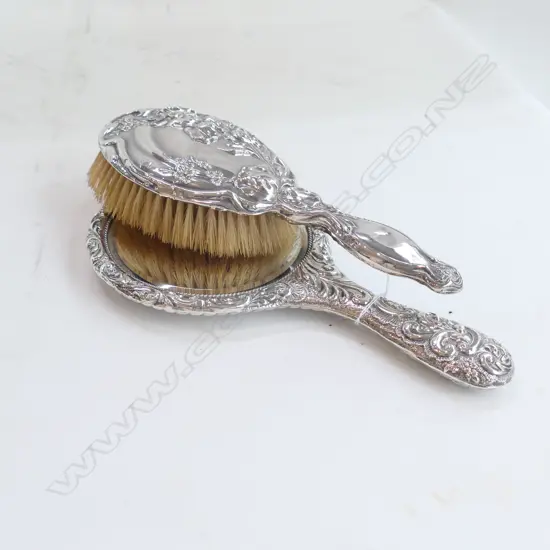 STERLING BRUSH + MIRROR 