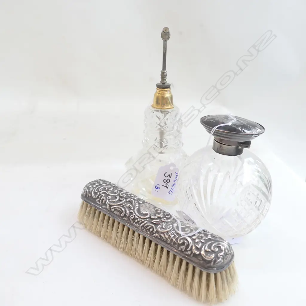 STG TOPPED PERFUME BOTTLE A/F/ATOMISER+STG BACKED BRUSH Image 1++