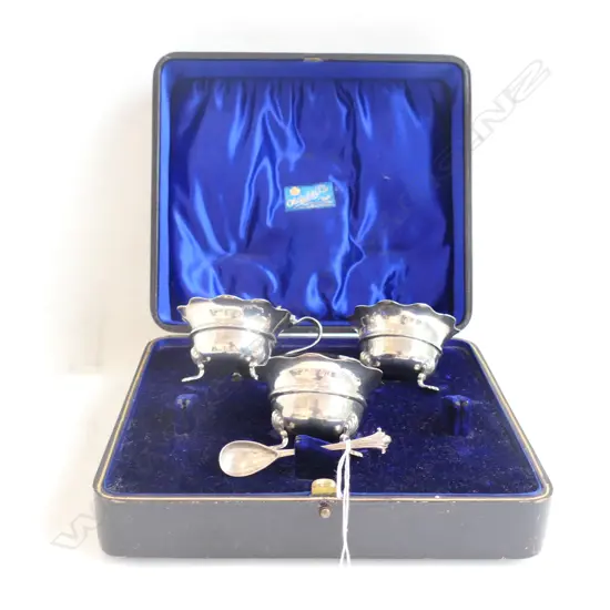 EDW SILVER CONDIMENT SET BOXED...