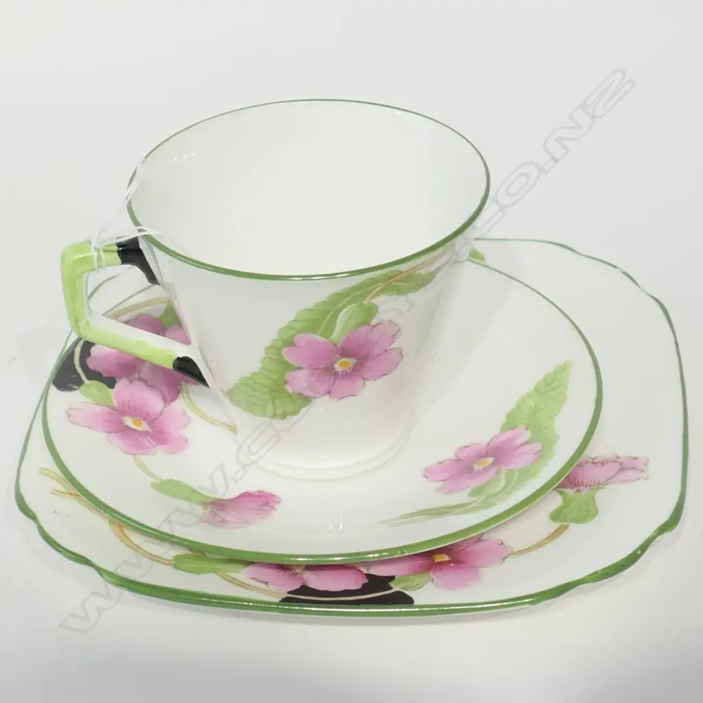 ART DECO DELPHINE CHINA TRIO Image 1++
