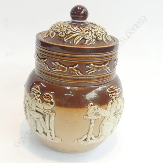 DOULTON STONEWARE LIDDED POT