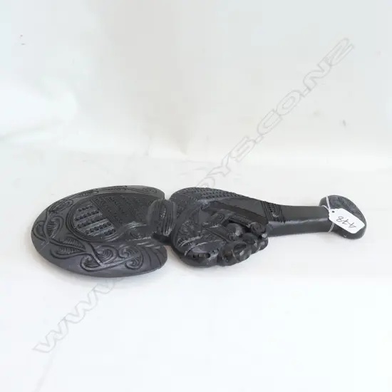 MODERN MAORI CARVED KOTIATE WELL DETAILED 