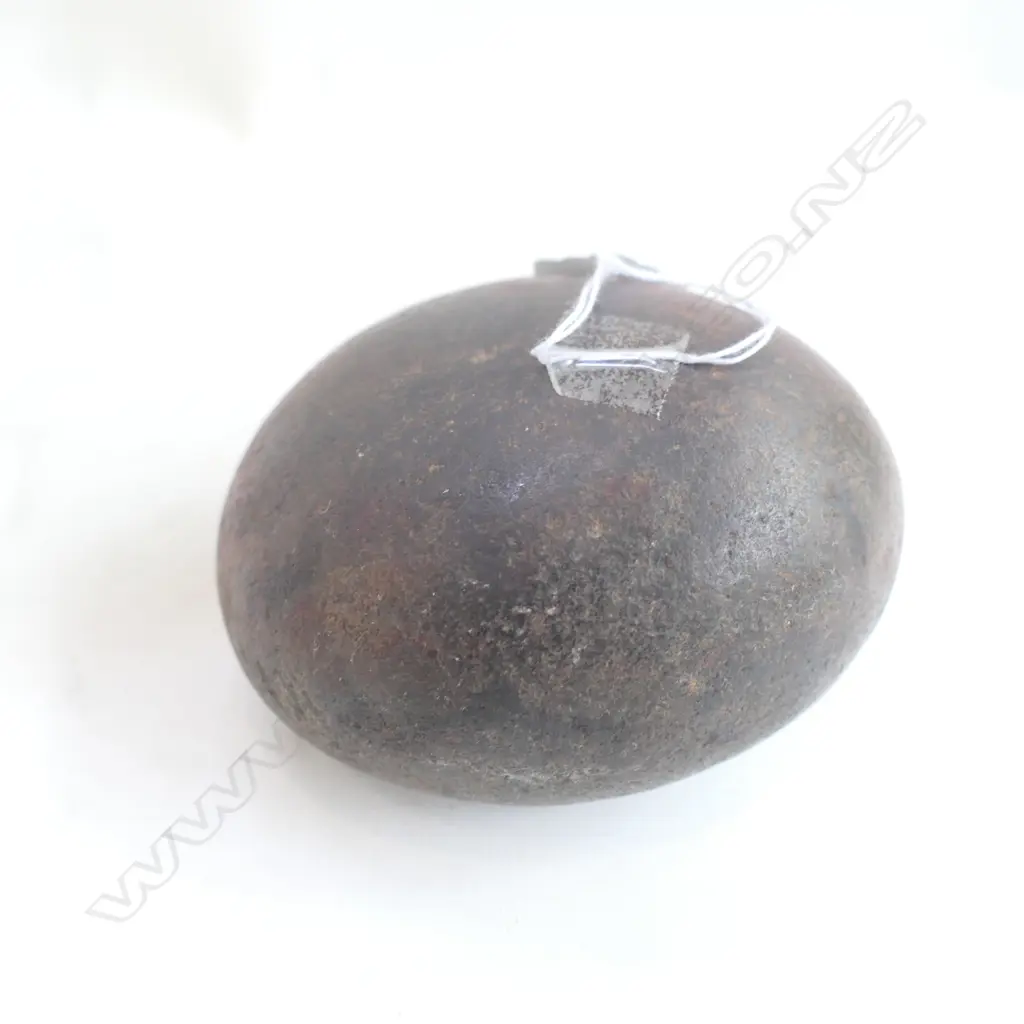 OLD ROUND STONE WORKED ? PACIFIC IS ? Dia.100mm Image 1++