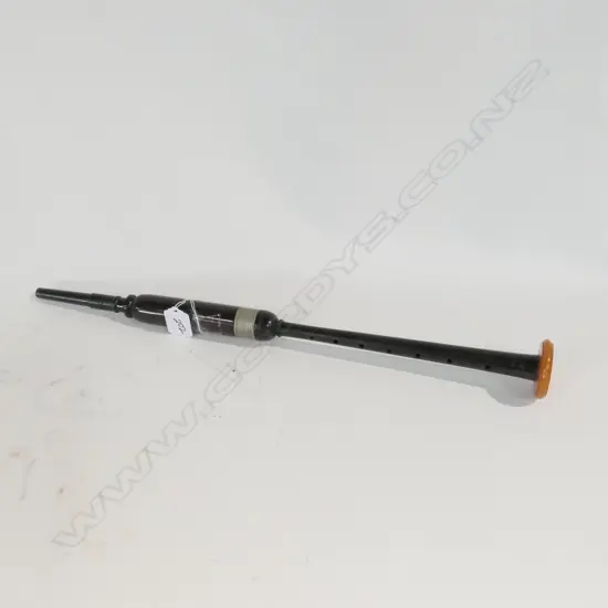 VINTAGE BAGPIPE CHANTER EBONY+ BAKELITE C 1948 