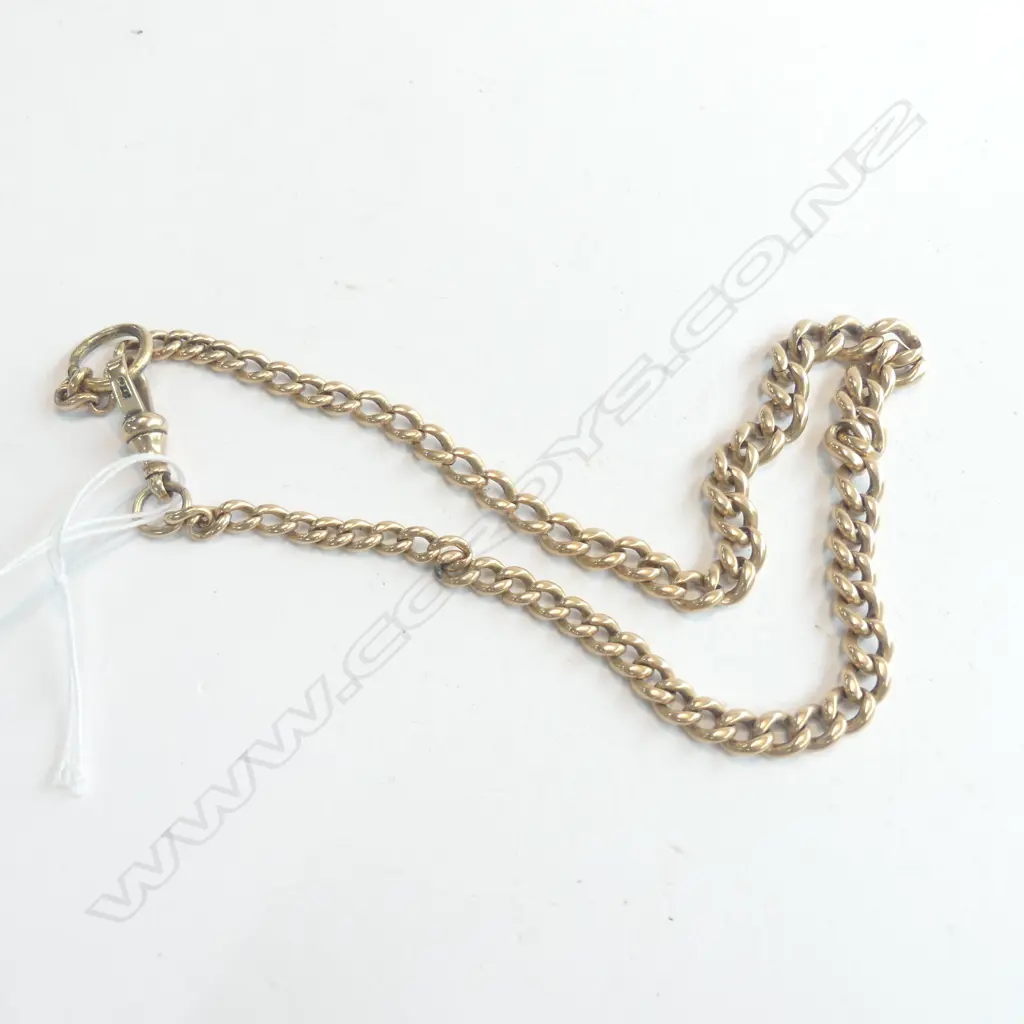 9CT GOLD FOB CHAIN 26.67gm Image 1++
