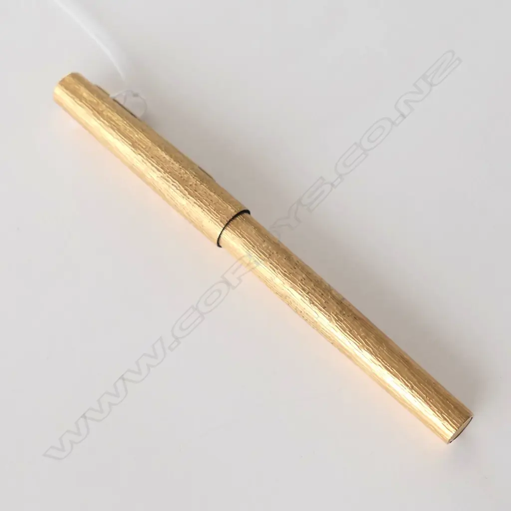 GOLD PLATED PARKER PEN 14CT GOLD NIB Image 1++