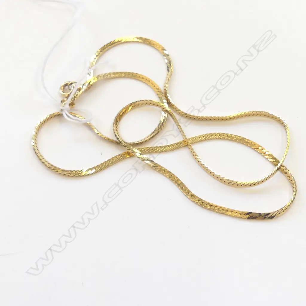 14CT YELLOW GOLD  NECK CHAIN,  5.5 GMS 45CM Image 1++