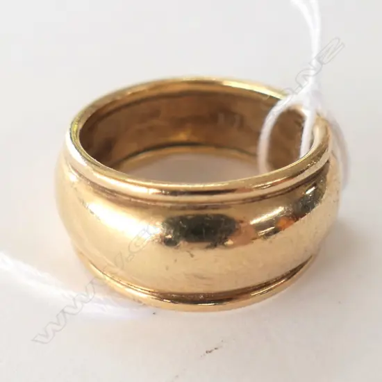 9CT GOLD BAND 7.24gm