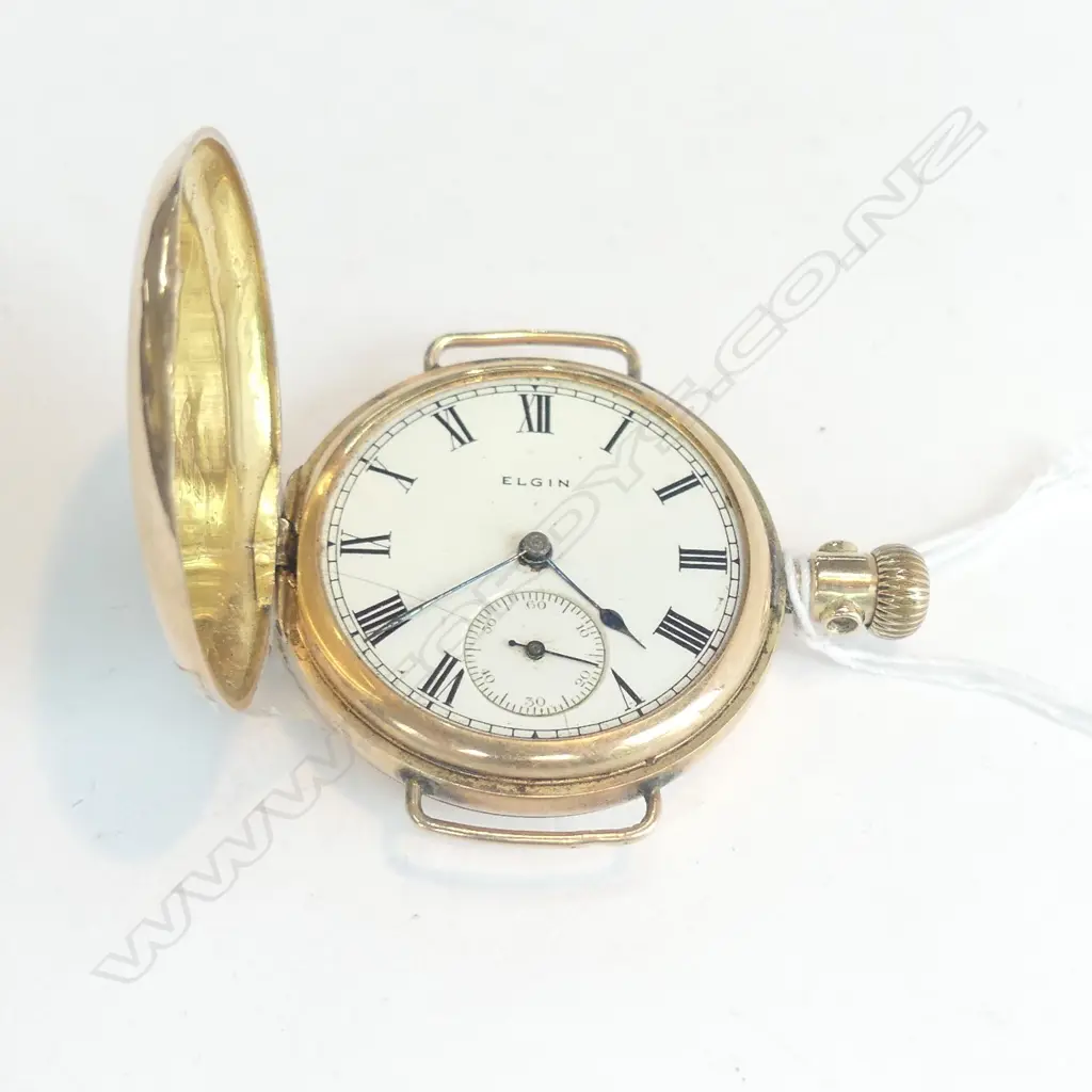 ELGIN 10K GOLD POCKET/WRIST WATCH 30gms total... Image 1++
