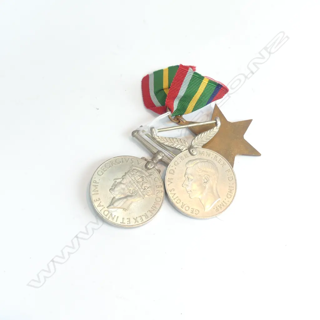 3 WWII WAR MEDALS INCLUDES ... Image 1++