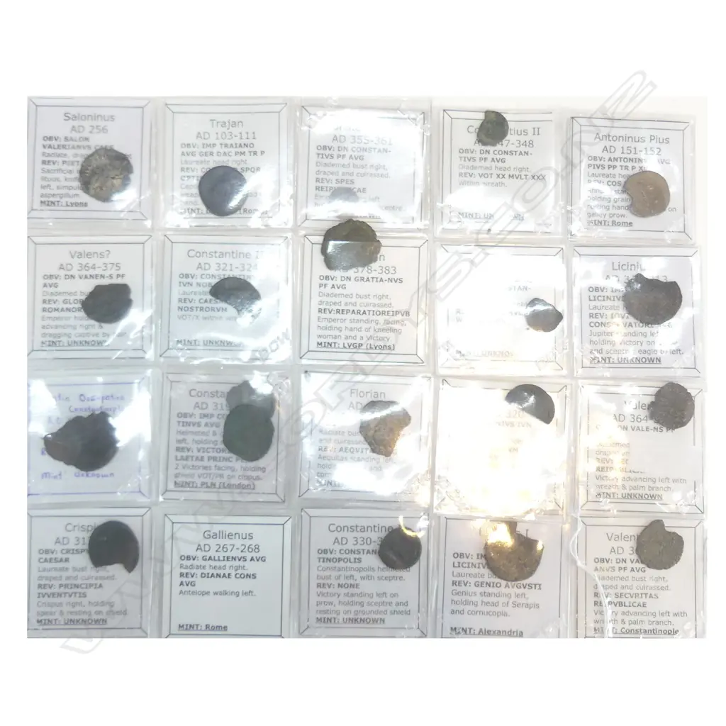 LOT OF 20 ANCIENT COINS Image 1++