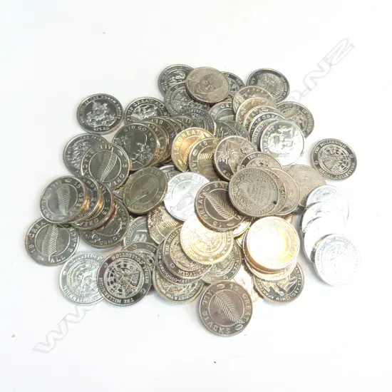 BAG '15 GREAT ALL BLACKS' TOKENS/COLLECTABLES