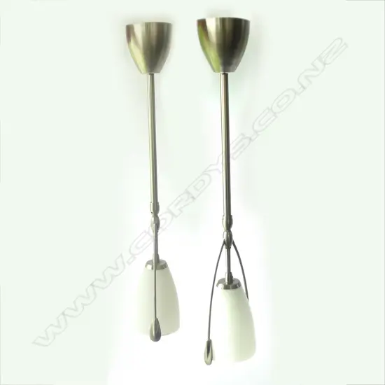 2 PHILLIPPE STARCK STYLE PENDANT LIGHTS