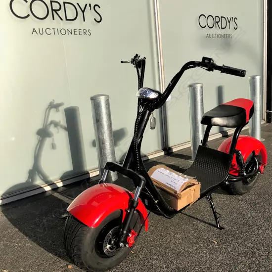 RED ELECTRIC BICYCLE SCOOTER AS NEW