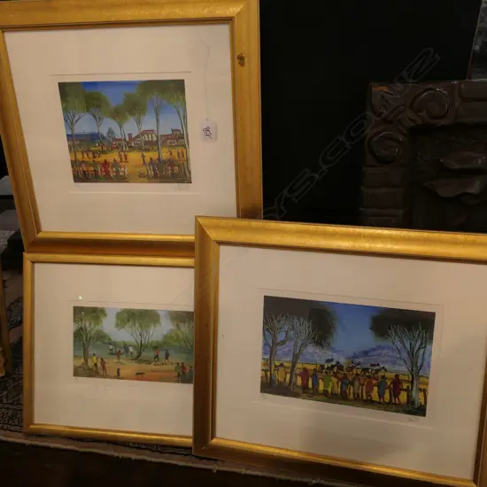 3 PRO HART GICLEE PRINTS, LARGEST 480MM W X 400MM H