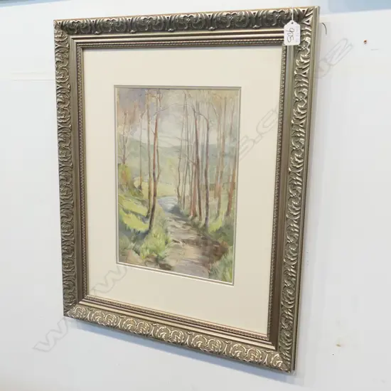 E MARGORIE INGELL, W/C, SPRINGTIME IN THE HAPPY VALLEY, ABERDOVEY, NTH WALES