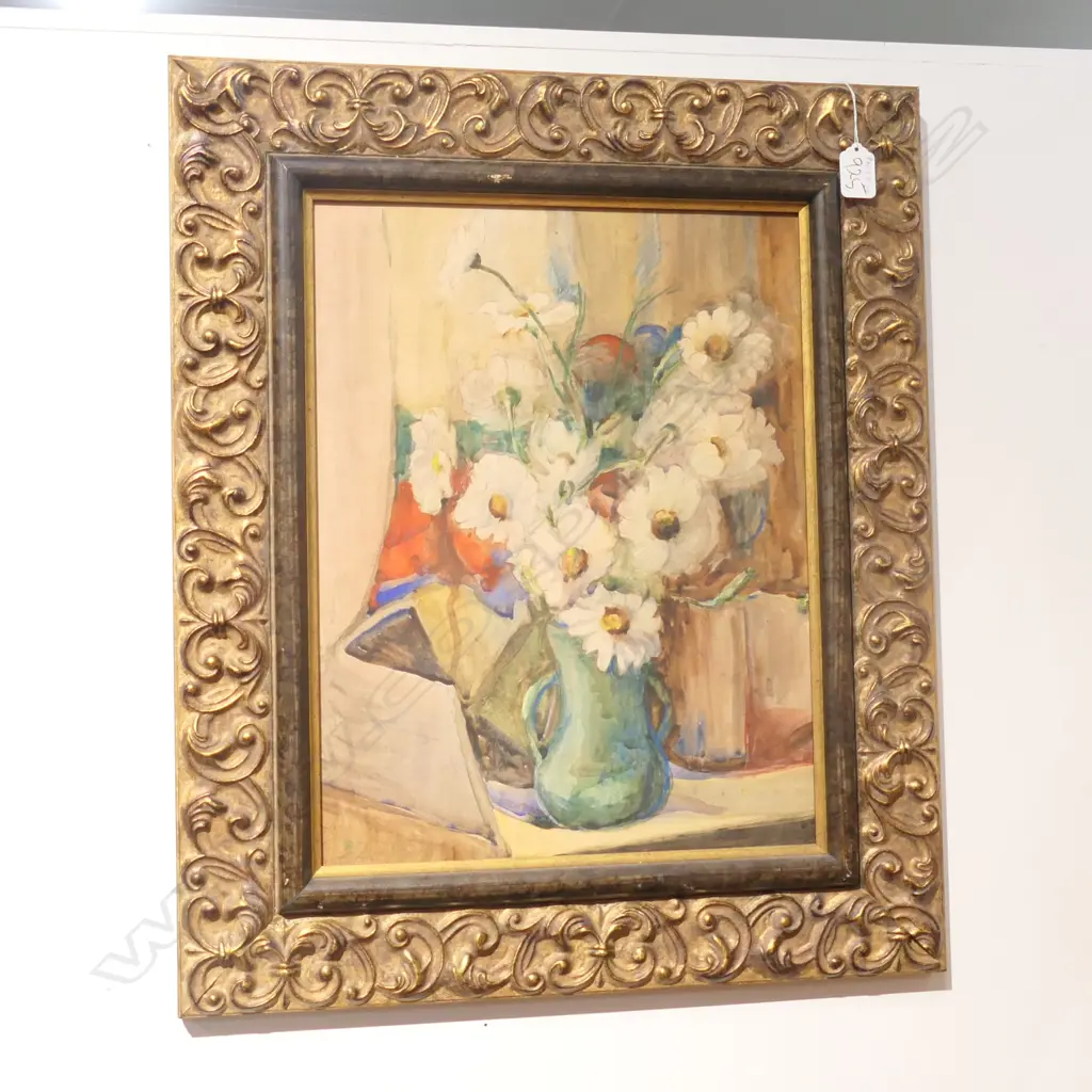 P. JACKSON, W/C, FLORAL STILL LIFE Image 1++