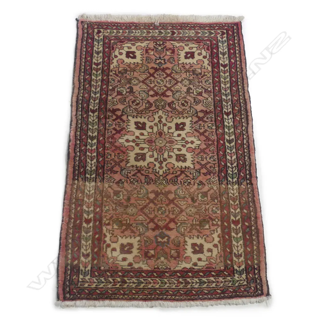 IRANIAN WOOL RUG, FADING TO ONE THIRD, 700 x 1200mm Image 1++