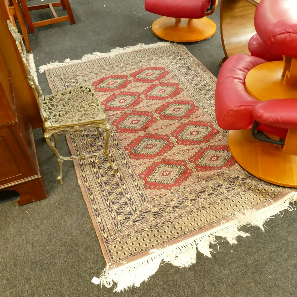 PAKISTAN BOKARAH HANKNOTTED RUG 2000 X 1250mm Image 1++