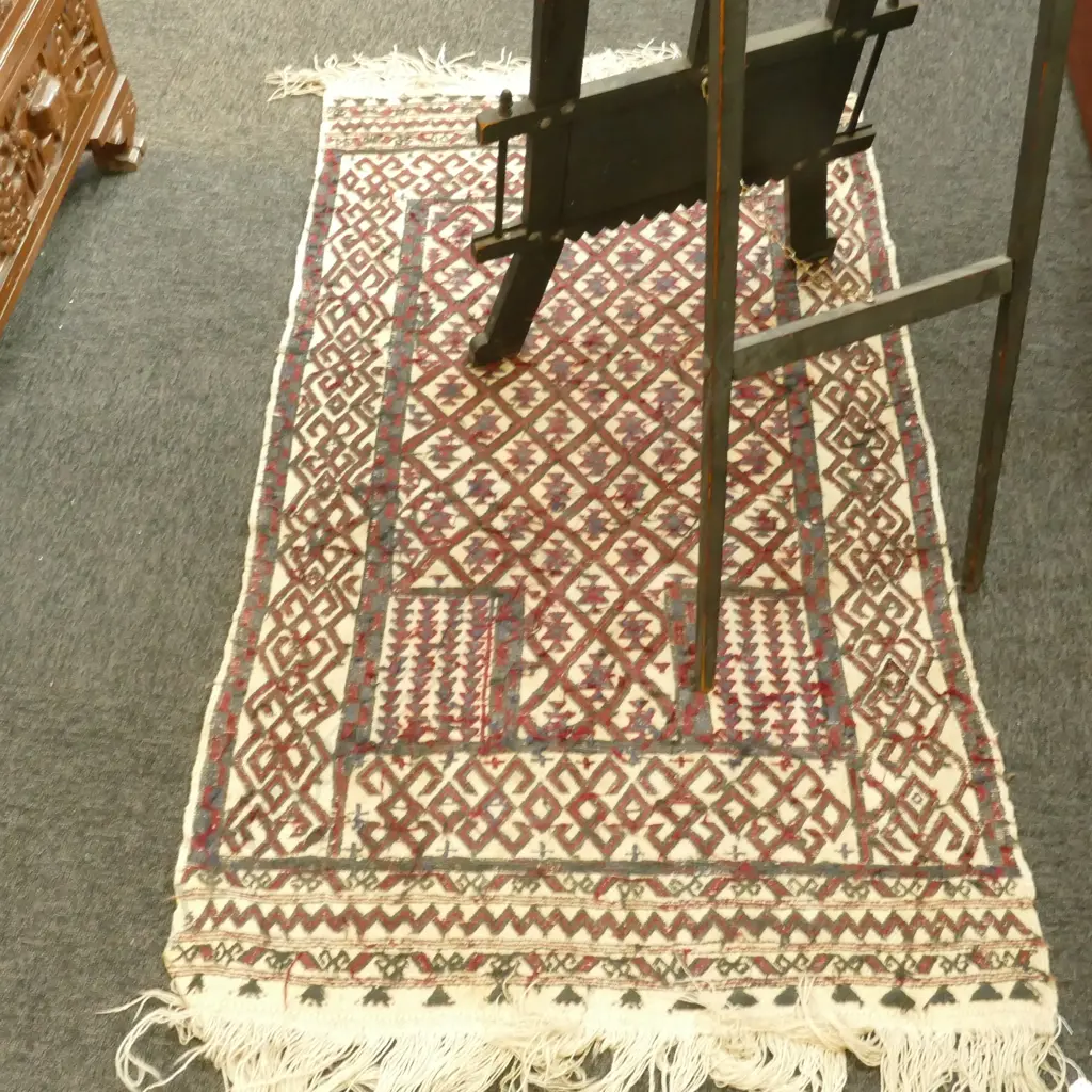 EXTRA WEFT WOVEN PRAYER RUG 144 X 82 CM  Image 1++