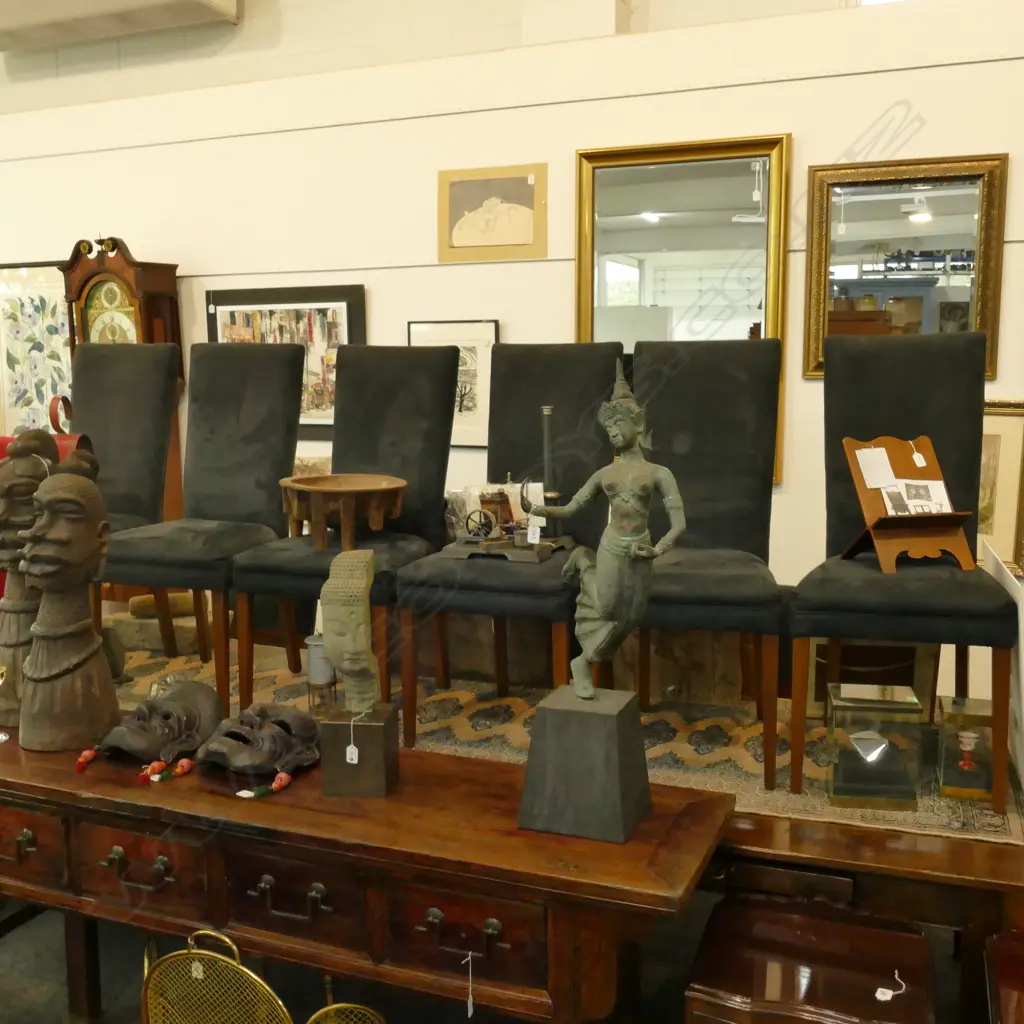 TEN HIGH BACK DINING CHAIRS Image 1++