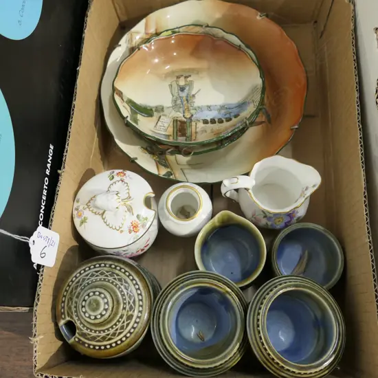 LOT ASSTD ROYAL DOULTON SERIES WARE, RCD POSIES ETC