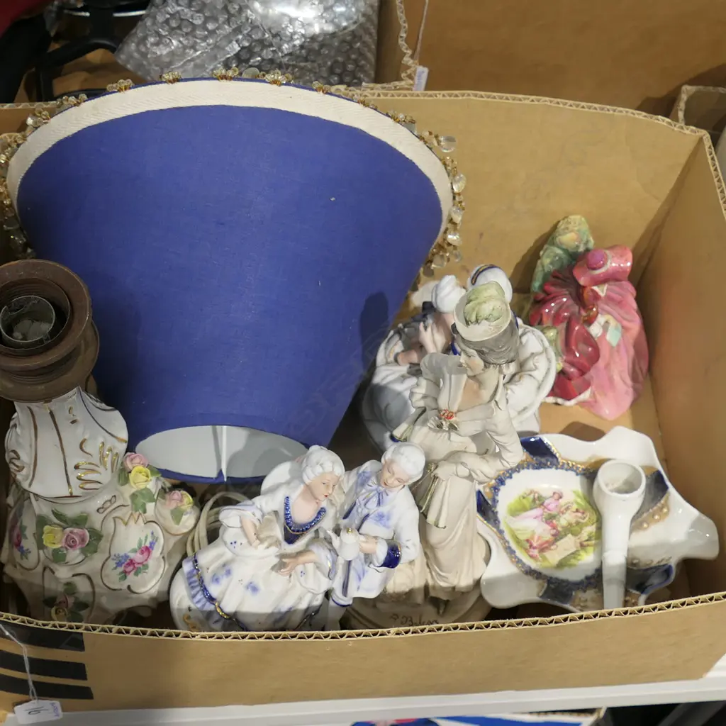 LOT ASSTD CHINA INCL LAMP ETC Image 1++
