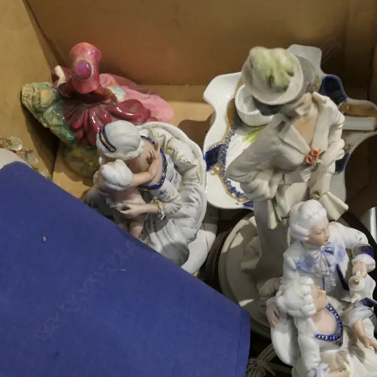 LOT ASSTD CHINA INCL LAMP ETC