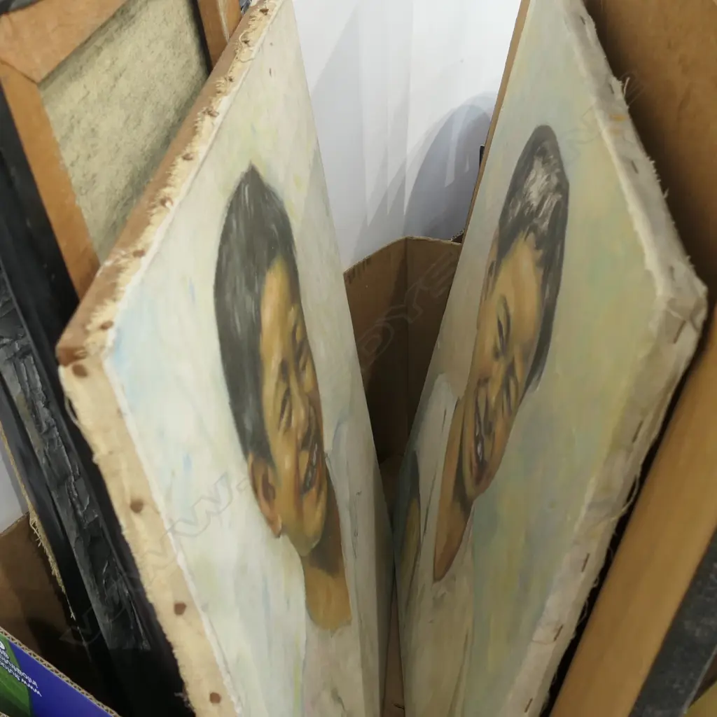LOT ASST FRAMED  PAINTINGS / PRINTS ETC Image 1++