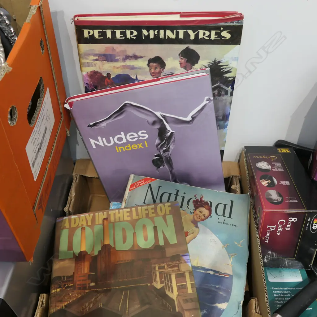 ASST BOOKS INCLUDING PETER MCINTYRES NEW ZEALAND Image 1++