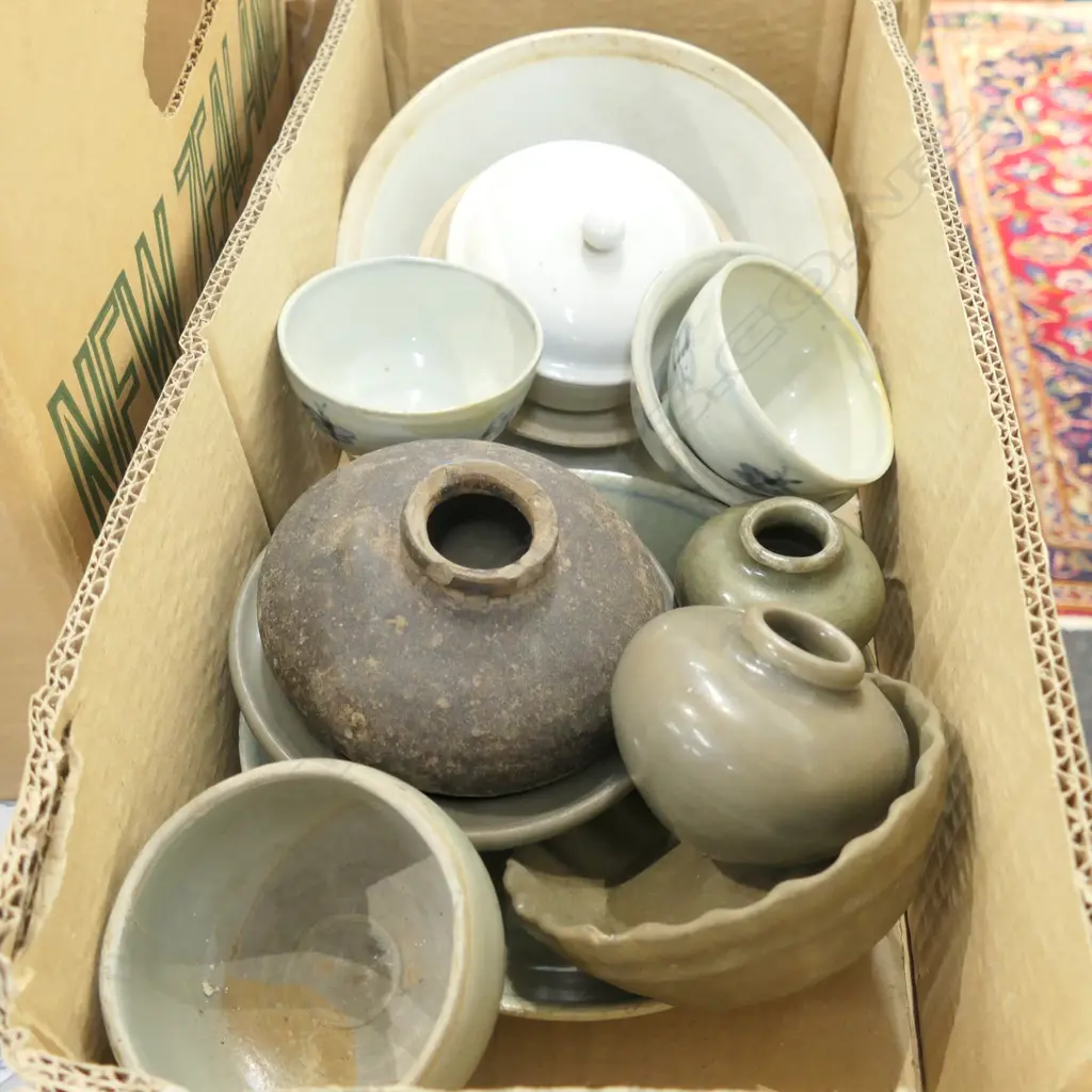 COLLECTION OF PROVINCIAL (THAI /  S.E. ASIA) MING AND SONG CERAMICS (13 PCES) Image 1++