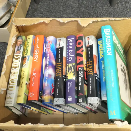 LOT ASST CRICKET BOOKS