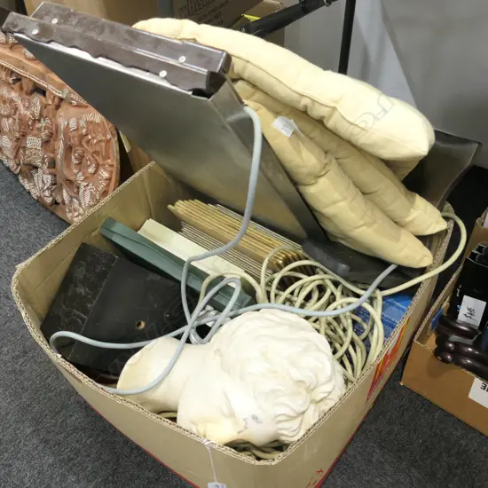 LOT ASST INCL. PLASTER BUST ETC