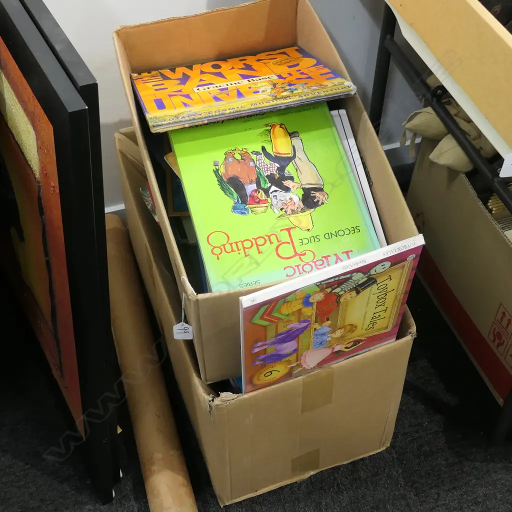 2 BOXES OF CHILDRENS BOOKS Image 1++