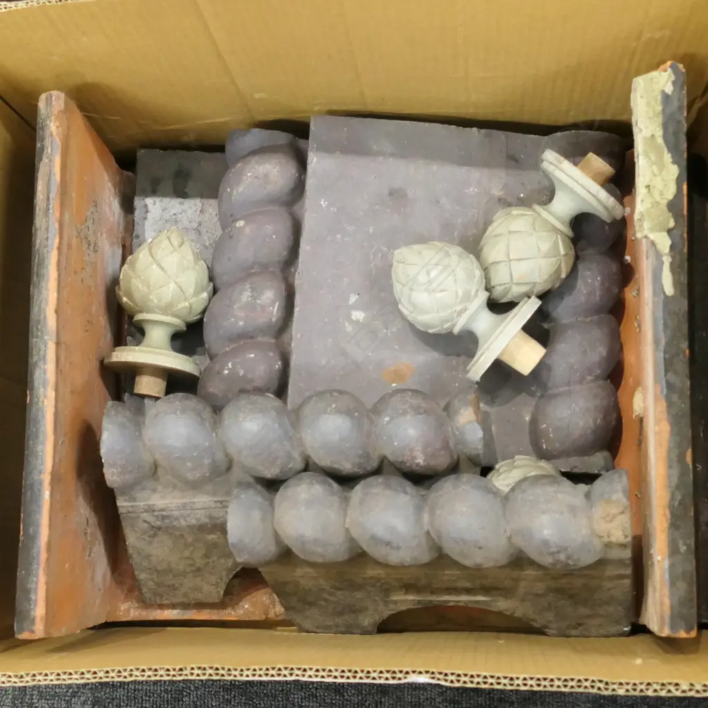 LOT VICT GARDEN ROPE EDGE TILES Image 1++