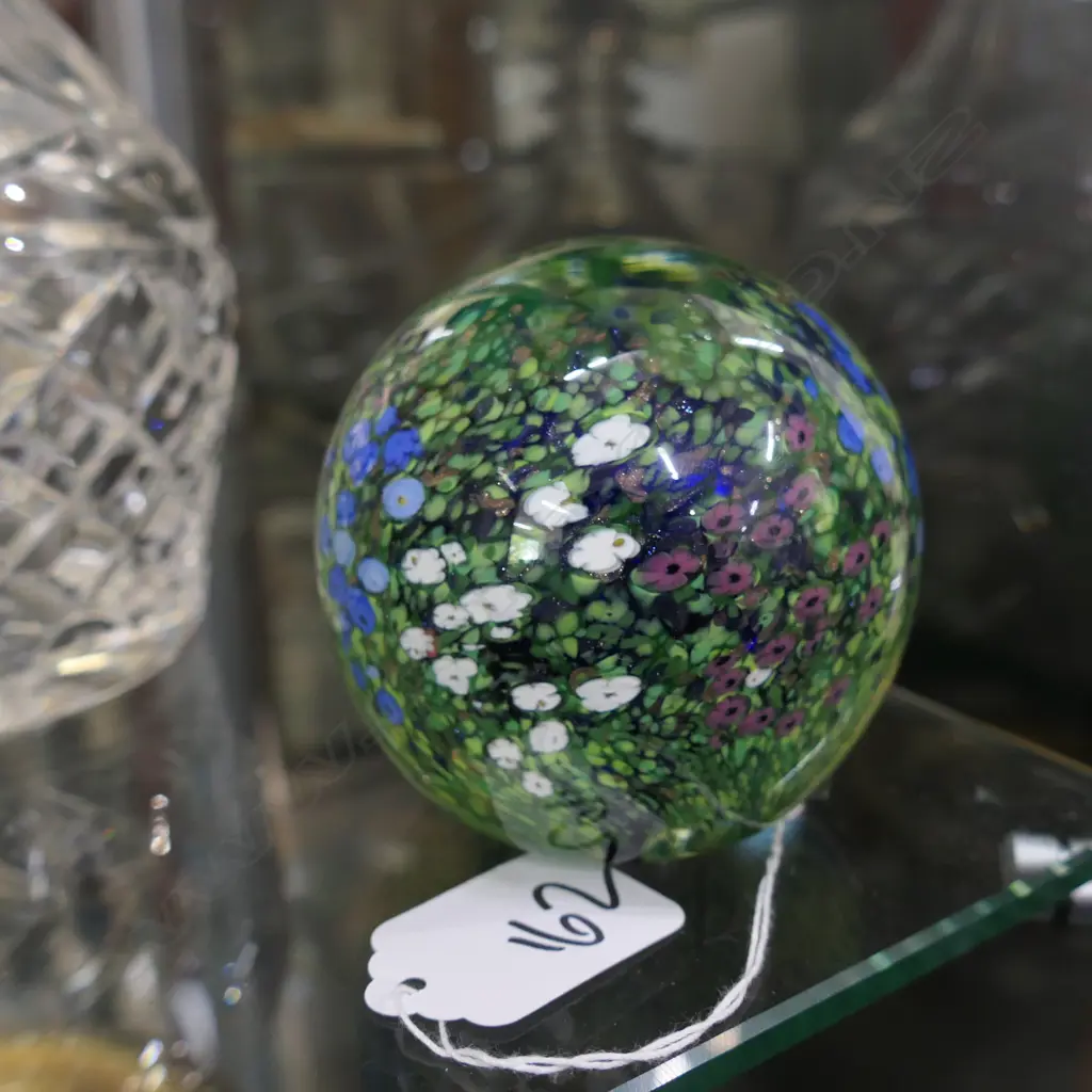 PETER RAOS PAPERWEIGHT - MONET GARDEN H. 70MM Image 1++