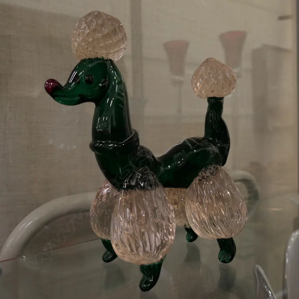 ART GLASS POODLE H200 MM Image 1++