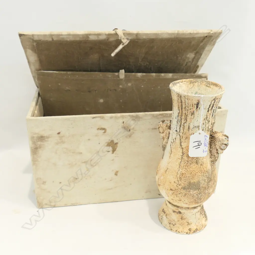 ORIENTAL CERAMIC VASE POROUS GLAZE... Image 1++