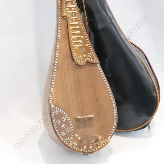 EXOTIC INLAID STRINGED INSTRUMENT