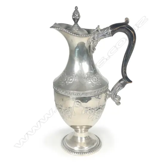 An Old Sheffield Plate hot water jug