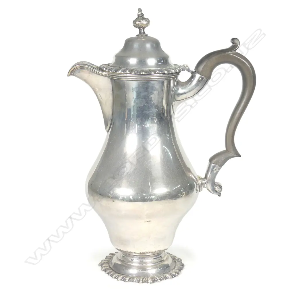 An Old Sheffield Plate hot water jug Image 1++