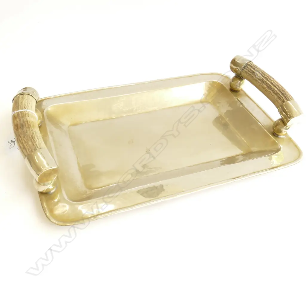 "TUSK" FINISHED  HANDLES PLATED TRAY Image 1++