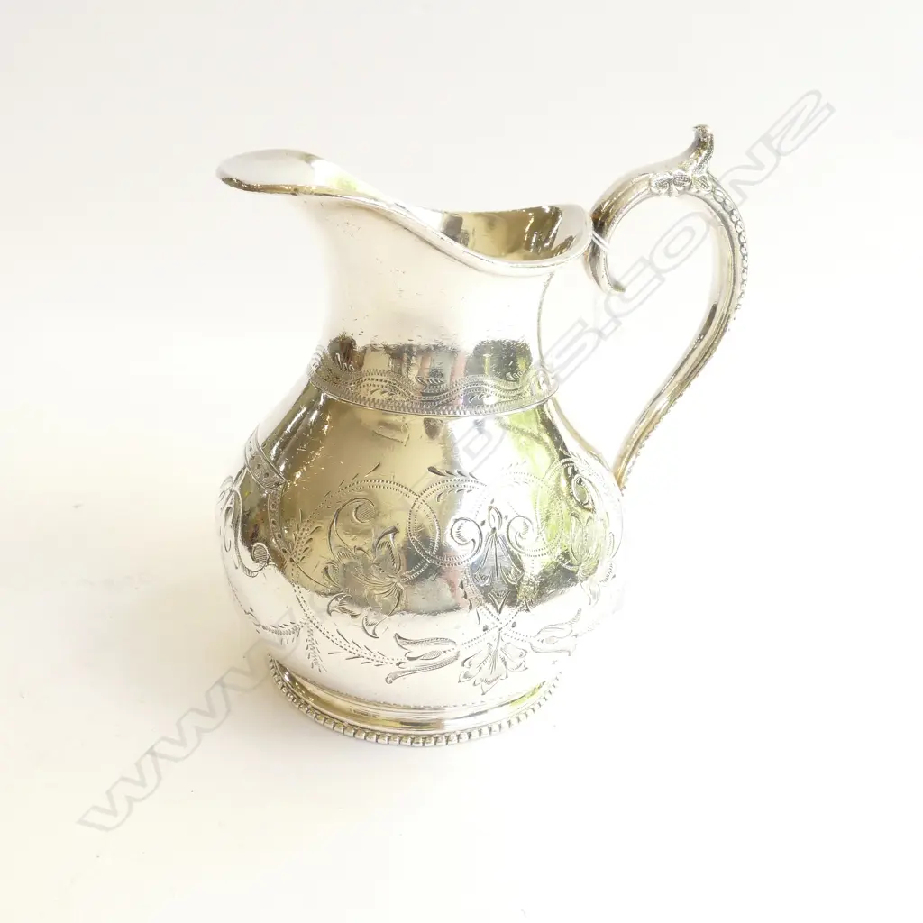 SILVER PLATE JUG, CIRCA 1900 Image 1++